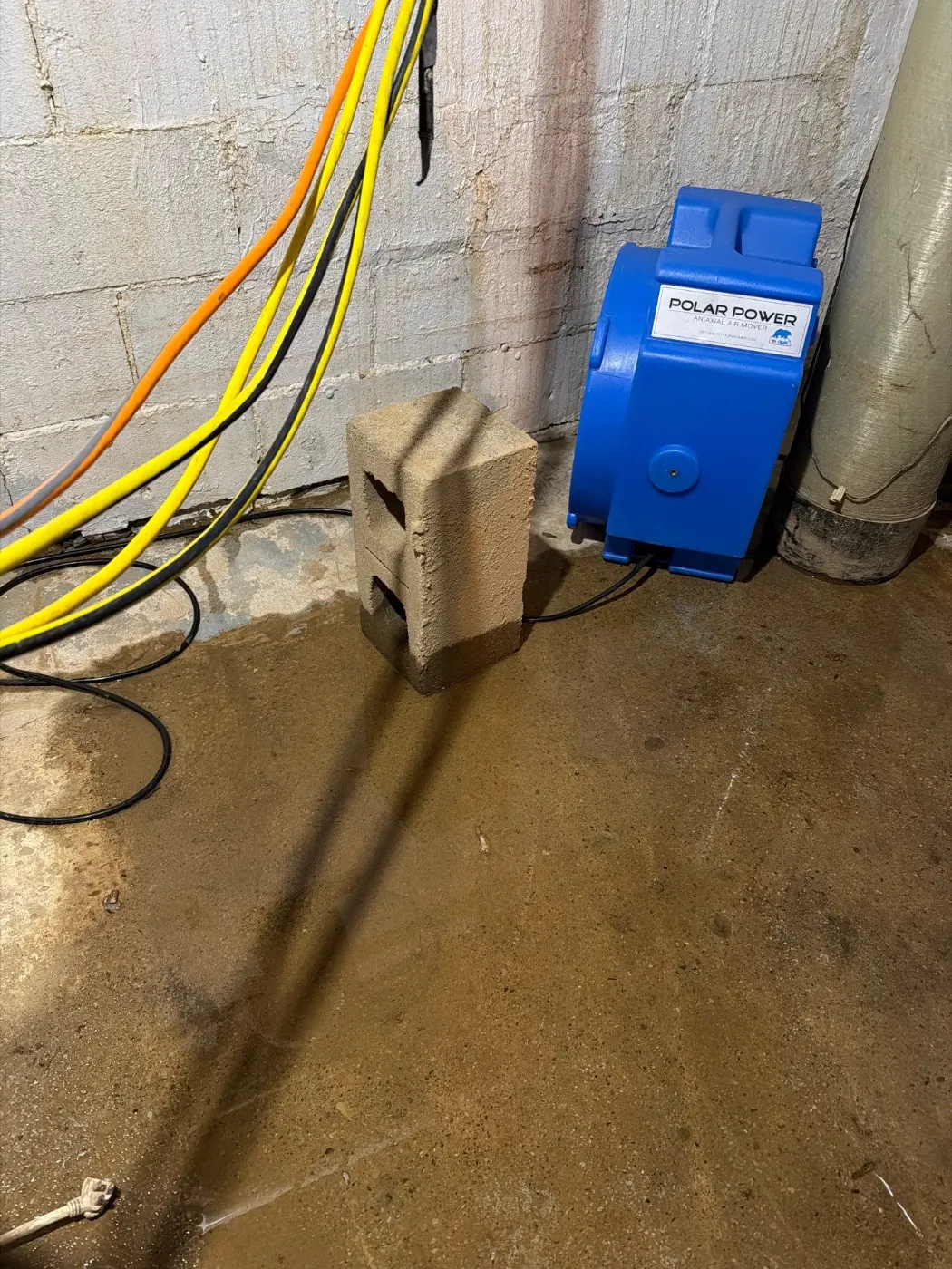 Basement water extraction in Holiday Hills Indiana home